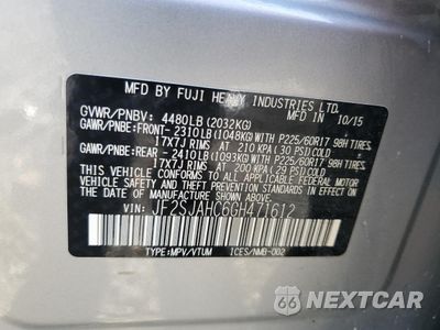 Zdjęcie 13 z 13 samochodu: 2016 SUBARU FORESTER 2.5I LIMITED VIN:JF2SJAHC6GH471612 - miniatura
