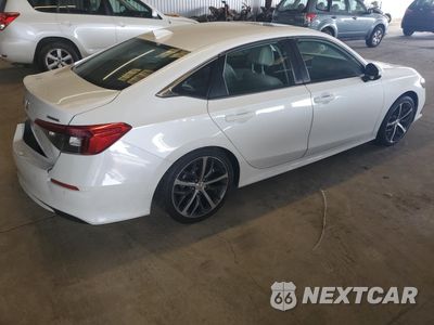 Trzecie zdjęcie samochodu z tyłu: 2022 HONDA CIVIC TOURING VIN:2HGFE1F95NH310866 - miniatura