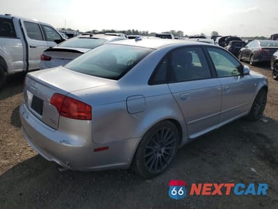 Trzecie zdjęcie samochodu z tyłu: 2007 AUDI A4 S-LINE 2.0T QUATTRO TURBO VIN:WAUEF78E67A060282 - miniatura