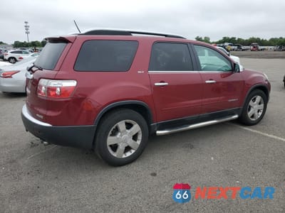 Trzecie zdjęcie samochodu z tyłu: 2008 GMC ACADIA SLT-2 VIN:1GKEV33748J303486 - miniatura