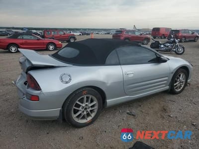Trzecie zdjęcie samochodu z tyłu: 2001 MITSUBISHI ECLIPSE SPYDER GT VIN:4A3AE55H11E001970 - miniatura