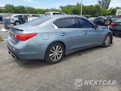 Trzecie zdjęcie samochodu z tyłu: 2017 INFINITI Q50 PREMIUM VIN:JN1EV7AP3HM739303 - miniatura