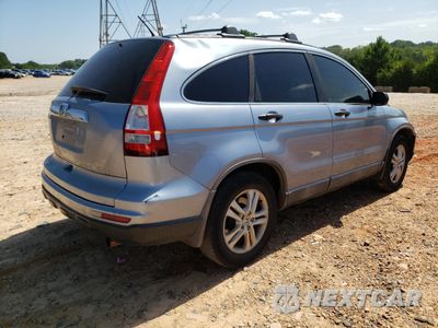 Trzecie zdjęcie samochodu z tyłu: 2010 HONDA CR-V EX VIN:5J6RE3H53AL005763 - miniatura