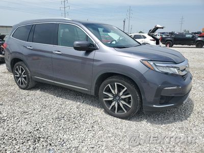 Czwarte zdjęcie samochodu z boku: 2021 HONDA PILOT TOURING VIN:5FNYF6H94MB000467 - miniatura