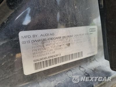 Zdjęcie 12 z 12 samochodu: 2013 AUDI A4 PREMIUM VIN:WAUAFAFL4DN043613 - miniatura