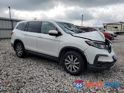 Czwarte zdjęcie samochodu z boku: 2020 HONDA PILOT EXL VIN:5FNYF6H59LB046789 - miniatura