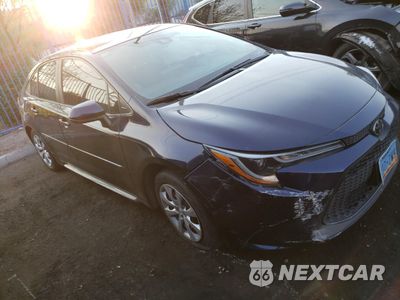 Czwarte zdjęcie samochodu z boku: 2022 TOYOTA COROLLA LE VIN:5YFEPMAE8NP289404 - miniatura