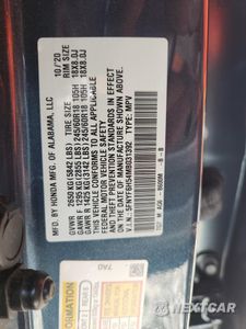 Zdjęcie 13 z 13 samochodu: 2021 HONDA PILOT EXL VIN:5FNYF6H54MB031392 - miniatura