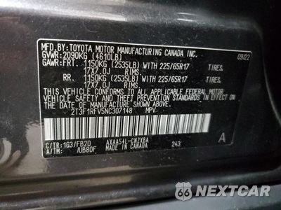 Zdjęcie 13 z 16 samochodu: 2022 TOYOTA RAV4 LE VIN:2T3F1RFV5NC307148 - miniatura