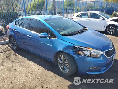 Czwarte zdjęcie samochodu z boku: 2015 KIA FORTE EX VIN:KNAFX4A84F5282802 - miniatura