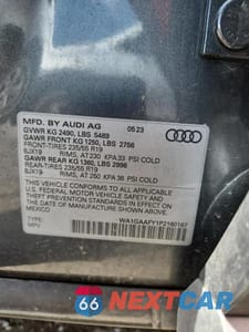 Zdjęcie 14 z 14 samochodu: 2023 AUDI Q5 PREMIUM 45 VIN:WA1GAAFY1P2160167 - miniatura