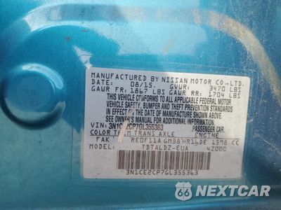 Zdjęcie 12 z 14 samochodu: 2016 NISSAN VERSA NOTE S VIN:3N1CE2CP7GL355363 - miniatura