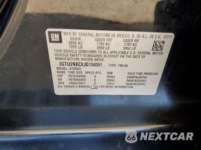 Zdjęcie 12 z 14 samochodu: 2018 GMC SIERRA K1500 SLT VIN:3GTU2NECXJG104391 - miniatura