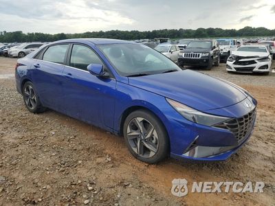 Czwarte zdjęcie samochodu z boku: 2023 HYUNDAI ELANTRA LIMITED VIN:5NPLP4AG3PH109786 - miniatura