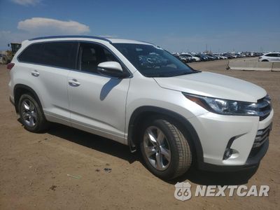 Czwarte zdjęcie samochodu z boku: 2017 TOYOTA HIGHLANDER LIMITED VIN:5TDDZRFH0HS418379 - miniatura