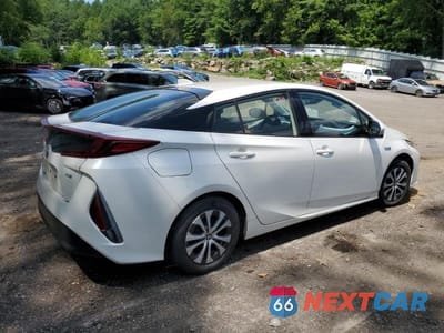 Trzecie zdjęcie samochodu z tyłu: 2020 TOYOTA PRIUS PRIME LE VIN:JTDKARFP8L3125118 - miniatura