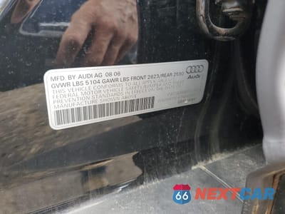 Zdjęcie 12 z 12 samochodu: 2007 AUDI A6 3.2 VIN:WAUAH74F57N043392 - miniatura