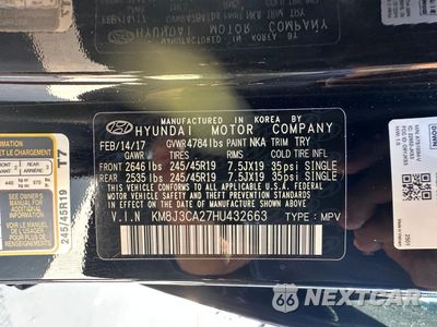 Zdjęcie 10 z 15 samochodu: 2017 HYUNDAI TUCSON LIMITED VIN:KM8J3CA27HU432663 - miniatura