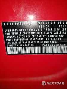 Zdjęcie 12 z 12 samochodu: 2012 VOLKSWAGEN JETTA BASE VIN:3VW2K7AJ1CM342168 - miniatura