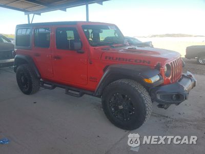 Czwarte zdjęcie samochodu z boku: 2020 JEEP WRANGLER UNLIMITED RUBICON VIN:1C4HJXFN5LW131339 - miniatura
