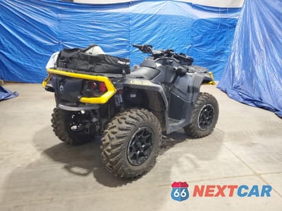 Czwarte zdjęcie samochodu z boku: 2023 CAN-AM OUTLANDER 850 EFI XT-P 4X4 VIN:3JBLKAU41PJ000076 - miniatura