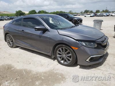 Czwarte zdjęcie samochodu z boku: 2019 HONDA CIVIC EX VIN:2HGFC3B34KH357577 - miniatura