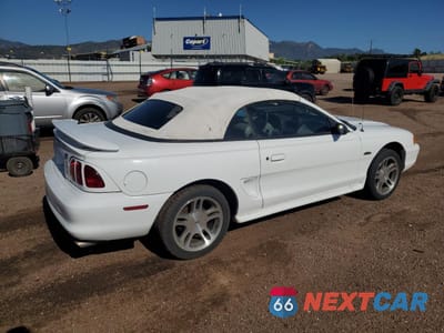 Trzecie zdjęcie samochodu z tyłu: 1997 FORD MUSTANG GT VIN:1FALP45X3VF179473 - miniatura