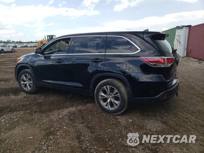 Drugie zdjęcie samochodu z przodu: 2015 TOYOTA HIGHLANDER LE VIN:5TDBKRFH2FS200016 - miniatura