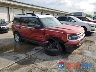 Czwarte zdjęcie samochodu z boku: 2023 FORD BRONCO SPORT HERITAGE VIN:3FMCR9G69PRE25370 - miniatura