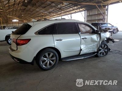 Trzecie zdjęcie samochodu z tyłu: 2014 ACURA MDX ADVANCE VIN:5FRYD3H85EB013174 - miniatura