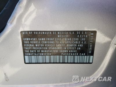 Zdjęcie 12 z 12 samochodu: 2016 VOLKSWAGEN JETTA GLI VIN:3VW4T7AJ7GM323961 - miniatura
