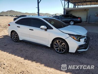 Czwarte zdjęcie samochodu z boku: 2020 TOYOTA COROLLA SE VIN:JTDS4RCE3LJ030875 - miniatura