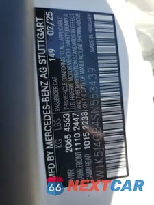 Zdjęcie 13 z 16 samochodu: 2025 MERCEDES-BENZ CLA 250 VIN:W1K5J4GB4SN553439 - miniatura