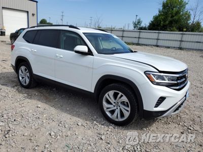 Czwarte zdjęcie samochodu z boku: 2022 VOLKSWAGEN ATLAS SE VIN:1V2HR2CA0NC545189 - miniatura