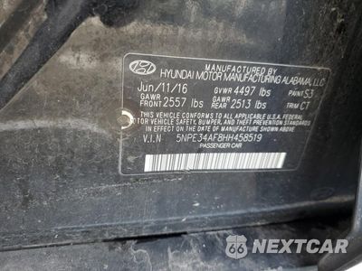 Zdjęcie 12 z 13 samochodu: 2017 HYUNDAI SONATA SPORT VIN:5NPE34AF8HH458519 - miniatura