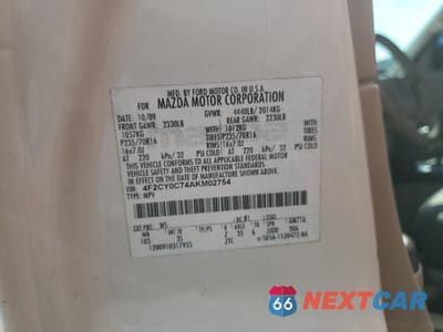 Zdjęcie 13 z 15 samochodu: 2010 MAZDA TRIBUTE I VIN:4F2CY0C74AKM02754 - miniatura