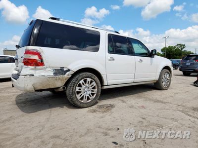 Trzecie zdjęcie samochodu z tyłu: 2012 FORD EXPEDITION EL LIMITED VIN:1FMJK1K55CEF63755 - miniatura
