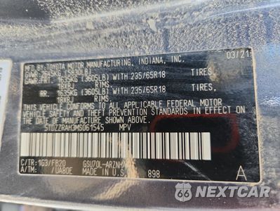 Zdjęcie 12 z 12 samochodu: 2021 TOYOTA HIGHLANDER L VIN:5TDZZRAH3MS061545 - miniatura