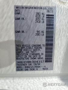 Zdjęcie 12 z 14 samochodu: 2024 NISSAN ALTIMA SR VIN:1N4BL4CV8RN304357 - miniatura