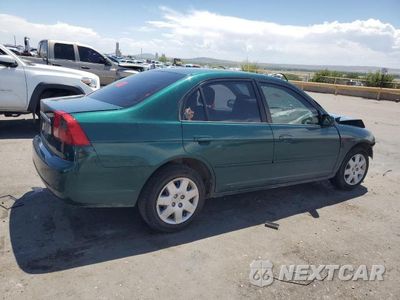 Trzecie zdjęcie samochodu z tyłu: 2001 HONDA CIVIC VIN:1HGES26721L016945 - miniatura