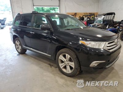 Czwarte zdjęcie samochodu z boku: 2013 TOYOTA HIGHLANDER LIMITED VIN:5TDDK3EH4DS203312 - miniatura