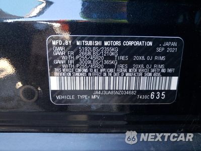 Zdjęcie 13 z 14 samochodu: 2022 MITSUBISHI OUTLANDER SE VIN:JA4J3UA85NZ034682 - miniatura