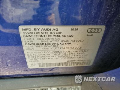 Zdjęcie 13 z 15 samochodu: 2021 AUDI SQ5 PREMIUM PLUS VIN:WA1B4AFY6M2023254 - miniatura