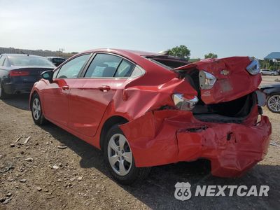 Drugie zdjęcie samochodu z przodu: 2017 CHEVROLET CRUZE LS VIN:1G1BC5SM2H7255080 - miniatura