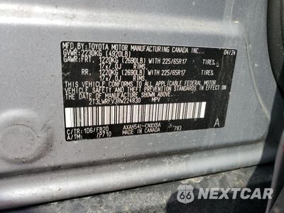 Zdjęcie 14 z 15 samochodu: 2024 TOYOTA RAV4 LE VIN:2T3LWRFV3RW224830 - miniatura