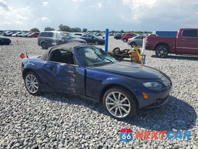 Czwarte zdjęcie samochodu z boku: 2008 MAZDA MX-5 MIATA VIN:JM1NC25F580156021 - miniatura