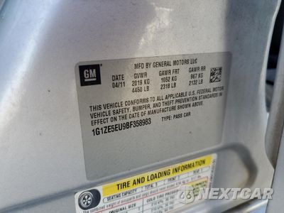 Zdjęcie 12 z 14 samochodu: 2011 CHEVROLET MALIBU LTZ VIN:1G1ZE5EU9BF358983 - miniatura