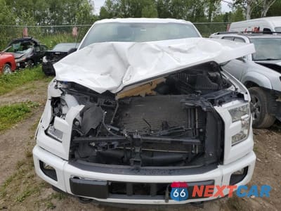 Piąte zdjęcie samochodu w środku: 2017 FORD F150 SUPERCREW VIN:1FTEW1EF7HFC54482 - miniatura
