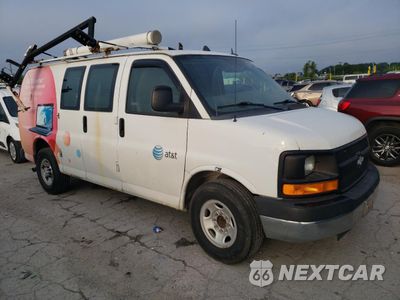 Czwarte zdjęcie samochodu z boku: 2014 CHEVROLET EXPRESS G2500 VIN:1GCWGFCA5E1914856 - miniatura
