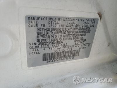 Zdjęcie 12 z 14 samochodu: 2016 NISSAN VERSA NOTE S VIN:3N1CE2CP2GL403836 - miniatura